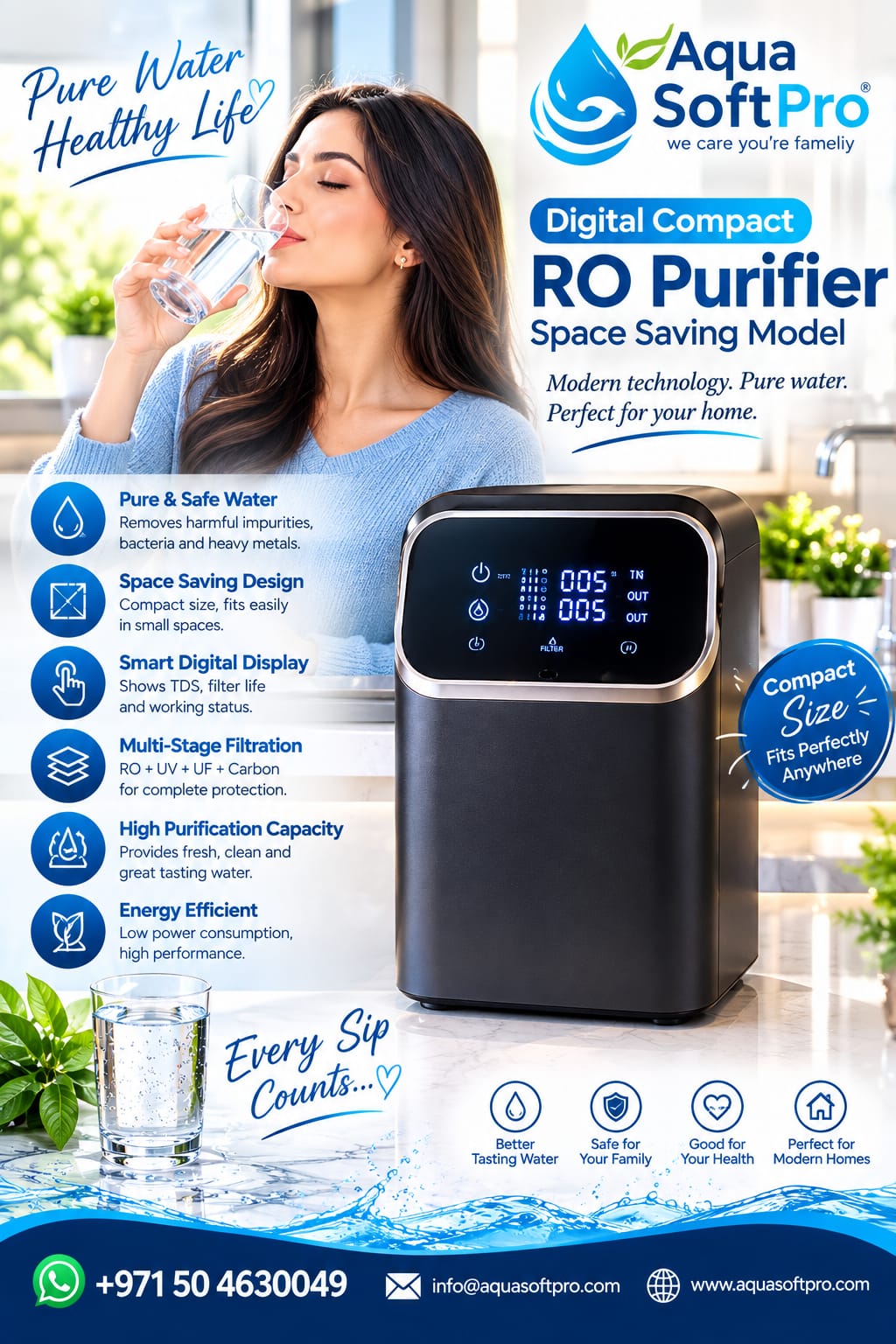 Aqua SoftPro Premium Digital Reverse O smosis 9-Stage Water Purification System (2)